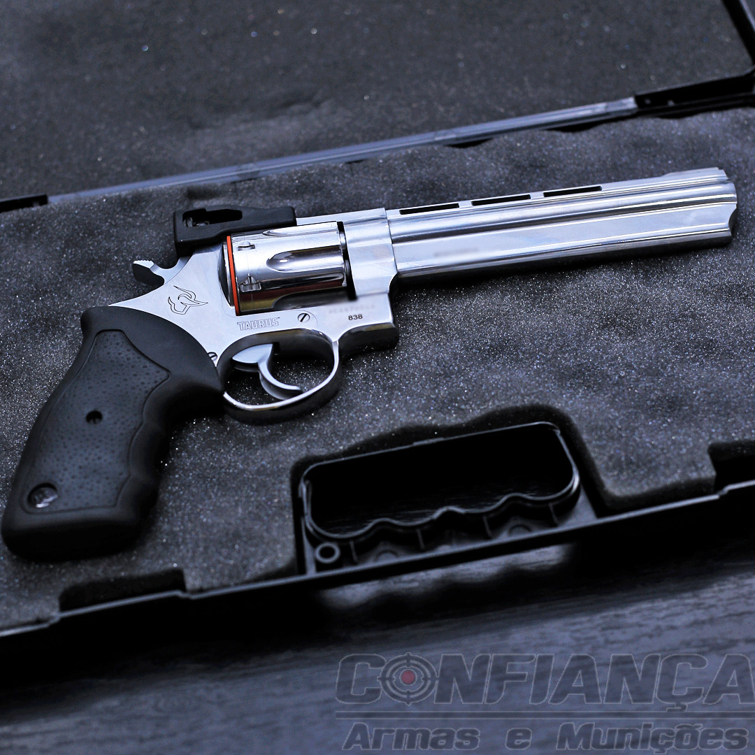 Revolver Taurus 838 Inox Cano 6,5″ .38