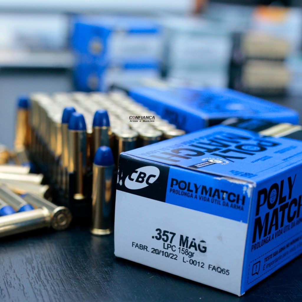 Munição CBC .357 Magnum Polymatch 158gr Cx 50und (RESTRITO)-1733